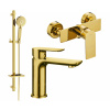 Mexen Alfa DQ40 sprchová sada, zlatá - 745704DQ40-50 Mexen Alfa DQ40 sprchová sada, zlatá - 745704DQ40-50