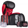 TOP TEN Boxing Gloves Starter Kit incl. Mouthguards and Bandages Farba: Black - Red, Váha rukavíc: 16 oz TOP TEN Boxing Gloves Starter Kit incl. Mouthguards and Bandages Farba: Black - Red, Váha rukavíc: 16 oz