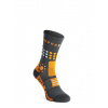 Trekové ponožky Compressport Trekking Socks - magnet/autumn glory Trekové ponožky Compressport Trekking Socks - magnet/autumn glory