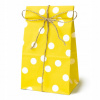 Papierová taška ŽLTÁ s BODKAMI 10 kusov DARČEKOVÁ Papierová taška ŽLTÁ s BODKAMI 10 kusov DARČEKOVÁ