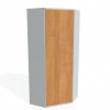 Policová skriňa L Strong, 80x192x40 cm, jelša/sivá Policová skriňa L Strong, 80x192x40 cm, jelša/sivá