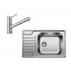 Blanco Set drezu Dinas XL 6 S Compact a batérie Kano S, nerezová/chróm SET 05-C 25 KANO-S Blanco Set drezu Dinas XL 6 S Compact a batérie Kano S, nerezová/chróm SET 05-C 25 KANO-S