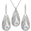 Elegantný set Swarovski elements slzy číry Crystal 24mm Elegantný set Swarovski elements slzy číry Crystal 24mm