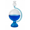 Sklenený barometer Goethe na stôl modrý Sklenený barometer Goethe na stôl modrý