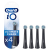 Čisté kefkové hlavy Oral-B iO Ultimate 4 kusy čierne Čisté kefkové hlavy Oral-B iO Ultimate 4 kusy čierne
