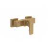 Villeroy & Boch Architectura Square Sprchová batéria, kefované zlato TVS12500100076 Villeroy & Boch Architectura Square Sprchová batéria, kefované zlato TVS12500100076