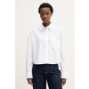 Calvin Klein Jeans košeľa dámska bavlnená LV047F148G biela XS Calvin Klein Jeans košeľa dámska bavlnená LV047F148G biela XS