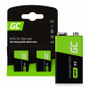 Green Cell Dobíjecí baterie 2x 9V HF9 Ni-MH 250mAh Green Cell Dobíjecí baterie 2x 9V HF9 Ni-MH 250mAh