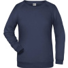 James & Nicholson | JN 793, Dámska raglánová mikina, modrá Navy, 3XL James & Nicholson | JN 793, Dámska raglánová mikina, modrá Navy, 3XL
