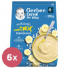 6x GERBER Kaša mliečna cereal banánová Dobrú noc 230 g VP-F176527 6x GERBER Kaša mliečna cereal banánová Dobrú noc 230 g VP-F176527