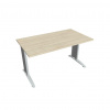 Hobis Pracovný stôl Flex, 140x75,5x80 cm, agát/kov Hobis Pracovný stôl Flex, 140x75,5x80 cm, agát/kov