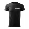DRAGOWA tričko s nápisom SECURITY, čierne - S DRAGOWA tričko s nápisom SECURITY, čierne - S