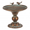 Autronic Stojan kovový - 24 cm, aranžovací, s ptáčky, měděný Autronic Stojan kovový - 24 cm, aranžovací, s ptáčky, měděný