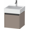 DURAVIT Ketho 2 závesná skrinka pod umývadlo, 1 zásuvka, 484 x 460 x 440 mm, bazalt matný, K25074043430000 DURAVIT Ketho 2 závesná skrinka pod umývadlo, 1 zásuvka, 484 x 460 x 440 mm, bazalt matný, K25074043430000