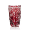 Bohemia Crystal Ručne brúsená váza Sakura Rubín 305mm Bohemia Crystal Ručne brúsená váza Sakura Rubín 305mm