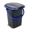 GRB Kempingová toaleta s vedrom GreenBlue GB320BG čierna a tmavomodrá GRB Kempingová toaleta s vedrom GreenBlue GB320BG čierna a tmavomodrá