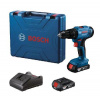 Bosch Náradie - 18V AKU vŕtací skrutkovač s príklepom, 2x aku 2,0 Ah Li-Ion, nabíjačka 06019K9100 Bosch Náradie - 18V AKU vŕtací skrutkovač s príklepom, 2x aku 2,0 Ah Li-Ion, nabíjačka 06019K9100