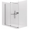 CERANO - Sprchová zástena Walk-in Medin Ľ/P - 8 mm - čierna matná, transparentné sklo - 170x195 cm - dvojdielna posuvná CERANO - Sprchová zástena Walk-in Medin Ľ/P - 8 mm - čierna matná, transparentné sklo - 170x195 cm - dvojdielna posuvná