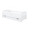 Detská posteľ KLÁRA, so zásuvkou, biela Detská posteľ KLÁRA, so zásuvkou, biela