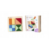 MONTESSORI DREVENÉ PUZZLE S RÔZNOFAREBNÝMI TVARMI, 13 DIELOV, 2+ MONTESSORI DREVENÉ PUZZLE S RÔZNOFAREBNÝMI TVARMI, 13 DIELOV, 2+