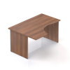 Lenza Ergonomický stôl Visio 140 x 100 cm, ľavý, orech Lenza Ergonomický stôl Visio 140 x 100 cm, ľavý, orech