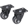 EXTOL kolieska otočné s PVC obručou, sada 2ks, priemer 40 mm 8856011 EXTOL kolieska otočné s PVC obručou, sada 2ks, priemer 40 mm 8856011