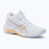 Dámske volejbalové topánky ASICS Netburner Ballistic FF 4 white/champagne Dámske volejbalové topánky ASICS Netburner Ballistic FF 4 white/champagne