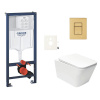 Siko Závěsný WC set do lehkých stěn / předstěnová montáž SAT Infinitio GRSIN12SCGN0 Siko Závěsný WC set do lehkých stěn / předstěnová montáž SAT Infinitio GRSIN12SCGN0