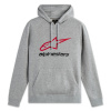 Alpinestars mikina ALWAYS HOODIE 3 sivá/červená/čierna Veľkosť: XL Alpinestars mikina ALWAYS HOODIE 3 sivá/červená/čierna Veľkosť: XL