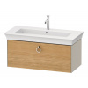 DURAVIT White Tulip závesná skrinka pod umývadlo, 1 zásuvka, 984 x 458 x 410 mm, dub prírodný masív/taupe matná, WT42520H560 DURAVIT White Tulip závesná skrinka pod umývadlo, 1 zásuvka, 984 x 458 x 410 mm, dub prírodný masív/taupe matná, WT42520H560