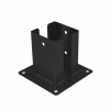 DOMAX PSPD 90 Pätka stĺpika C čierna 91x150x2,0 DOMAX PSPD 90 Pätka stĺpika C čierna 91x150x2,0