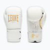 Boxerské rukavice LEONE 1947 Idol white/gold Boxerské rukavice LEONE 1947 Idol white/gold