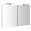 Sapho RIWA galérka s LED osvetlením, 101x70x17cm, biela lesk, RIW100-0030 Sapho RIWA galérka s LED osvetlením, 101x70x17cm, biela lesk, RIW100-0030
