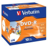 Verbatim DVD-R (10-pack) Printable/16x/4.7GB/Jewel 43521 Verbatim DVD-R (10-pack) Printable/16x/4.7GB/Jewel 43521