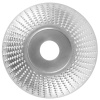 Kotúč Strend Pro, 125 mm, rašpľový na drevo, hrubý, oblý, do uhlovej brúsky Kotúč Strend Pro, 125 mm, rašpľový na drevo, hrubý, oblý, do uhlovej brúsky
