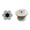 Lano oceľové 6x19S-FC, veľká cievka, 8mm, Zn Lano oceľové 6x19S-FC, veľká cievka, 8mm, Zn