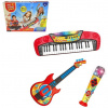 Hudobná hračka MaDe Súprava 3 v 1 elektronické piáno, gitara, mikrofón (8590756079945) Hudobná hračka MaDe Súprava 3 v 1 elektronické piáno, gitara, mikrofón (8590756079945)