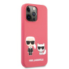 Karl Lagerfeld puzdro gumené Apple iPhone 13 Pro KLHCP13LSSKCP červené Karl Lagerfeld puzdro gumené Apple iPhone 13 Pro KLHCP13LSSKCP červené