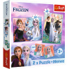 TREFL PUZZLE Puzzle + PAMÄTKY - 2 v 1 (30,48) - Princezné vo svojej krajine - Disney Ľadové kráľovstvo - Trefl 93335 TREFL PUZZLE Puzzle + PAMÄTKY - 2 v 1 (30,48) - Princezné vo svojej krajine - Disney Ľadové kráľovstvo - Trefl 93335