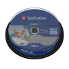 VERBATIM BD-R SL Datalife HTL (10-pack)Blu-Ray/Spindle/6x/25GB Wide Printable 43804 VERBATIM BD-R SL Datalife HTL (10-pack)Blu-Ray/Spindle/6x/25GB Wide Printable 43804