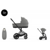 Cybex Platinum CYBEX e-Priam Set + Platinum Footmuff mirage grey 2025 matt black Cybex Platinum CYBEX e-Priam Set + Platinum Footmuff mirage grey 2025 matt black