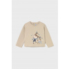 Detská bavlnená košeľa s dlhým rukávom Mayoral 2082.4L.Baby.9BYA béžová 68 Detská bavlnená košeľa s dlhým rukávom Mayoral 2082.4L.Baby.9BYA béžová 68