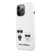 Karl Lagerfeld puzdro gumené Apple iPhone 13 Pro KLHCP13LSSKCW biele Karl Lagerfeld puzdro gumené Apple iPhone 13 Pro KLHCP13LSSKCW biele