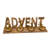 Svietnik adventný s číslami ADVENT, 43x11x13cm, ks|Ego Dekor Svietnik adventný s číslami ADVENT, 43x11x13cm, ks|Ego Dekor