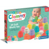 CLEMENTONI Soft Clemmy Sada 20 měkkých kostek CLEMENTONI Soft Clemmy Sada 20 měkkých kostek