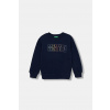 Detská bavlnená mikina United Colors of Benetton 3J70G10LJ.P.Stagionale tmavomodrá 82 Detská bavlnená mikina United Colors of Benetton 3J70G10LJ.P.Stagionale tmavomodrá 82