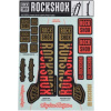 Rockshox Decal Kit TLD 35mm - Gold/Orange Rockshox Decal Kit TLD 35mm - Gold/Orange