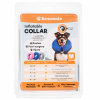 Bencmate Inflatable Collar Grey - plyšový, nafukovací obojok pre psov a mačky, šedý - M Bencmate Inflatable Collar Grey - plyšový, nafukovací obojok pre psov a mačky, šedý - M