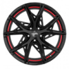 KESKIN KT24 8,5x19 5x114,3 ET45.00 black painted red inside KESKIN KT24 8,5x19 5x114,3 ET45.00 black painted red inside