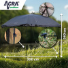 ACRA Outdoor Shelter XXL, dáždnik 300 cm s bočnicami a stabilizačnými tyčami ACRA Outdoor Shelter XXL, dáždnik 300 cm s bočnicami a stabilizačnými tyčami